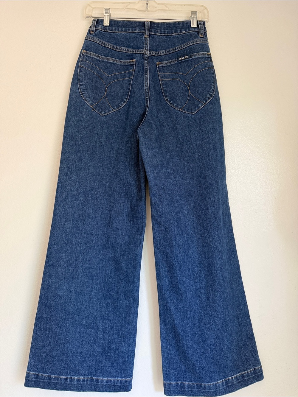 ROLLA'S G Day Mate | High-Rise Wide Leg Jeans in Blue - Picture 4 of 9